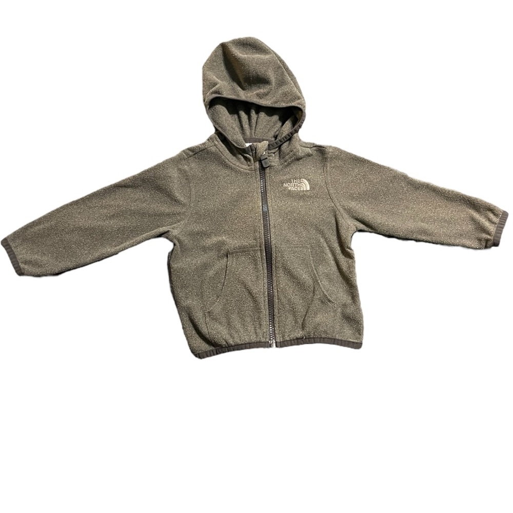 The North Face Glacier Full Zip Hoodie 12-18 months.